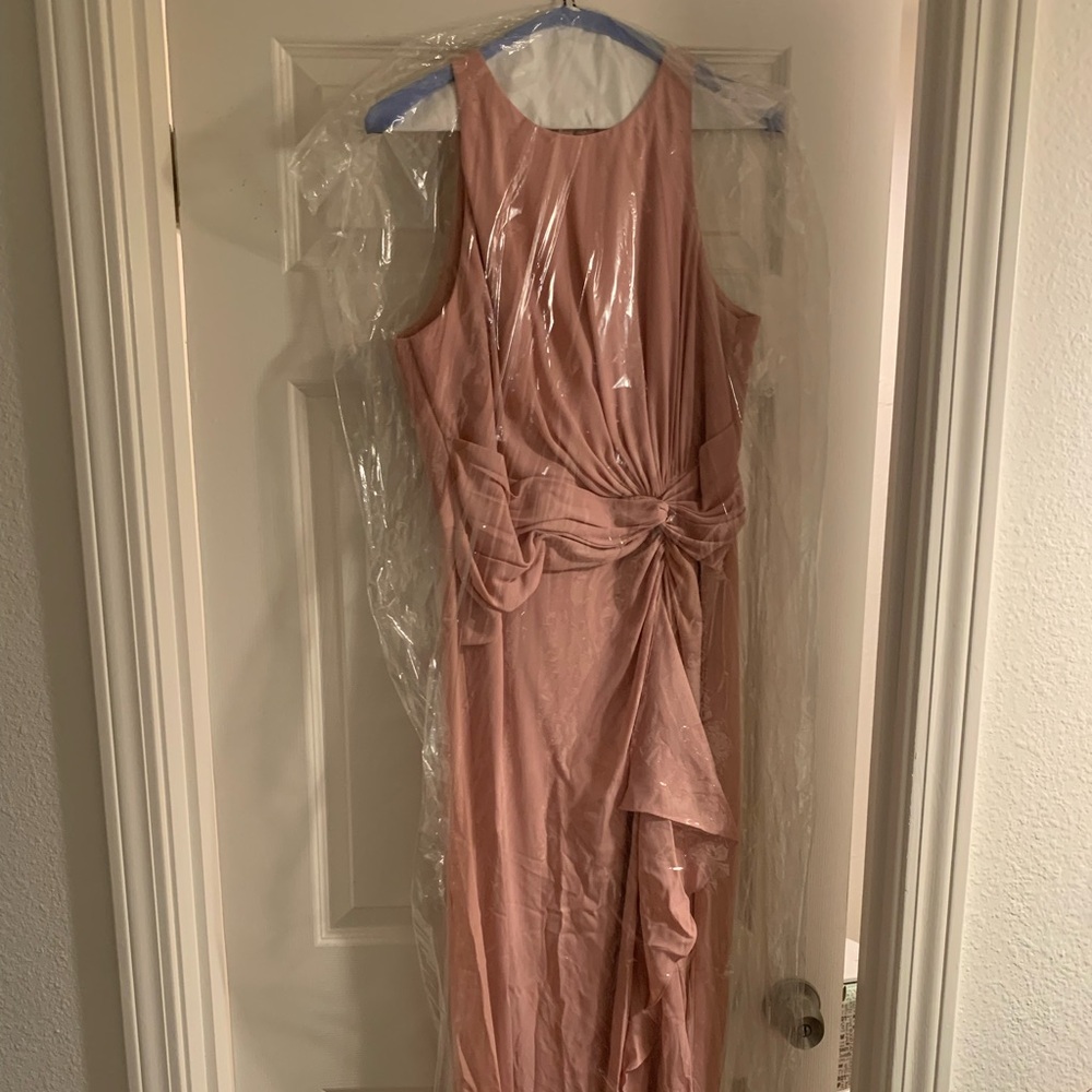 Pink bridesmaids dress